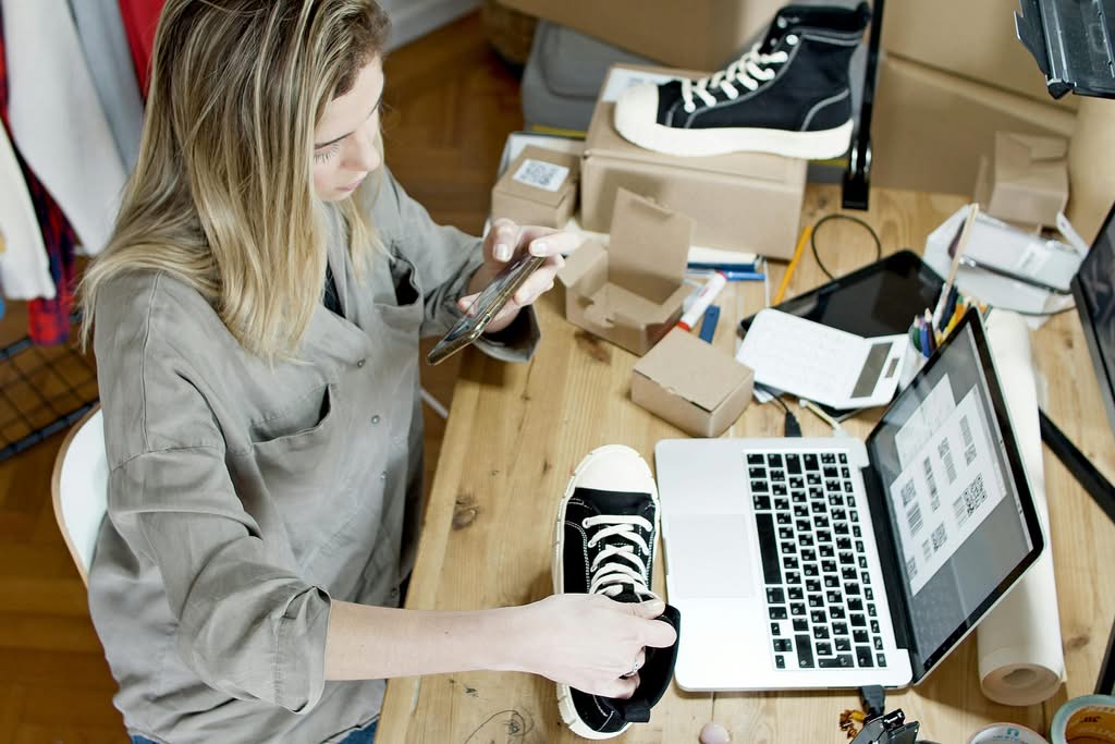 Online-Shop Händler