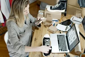 Online-Shop Händler